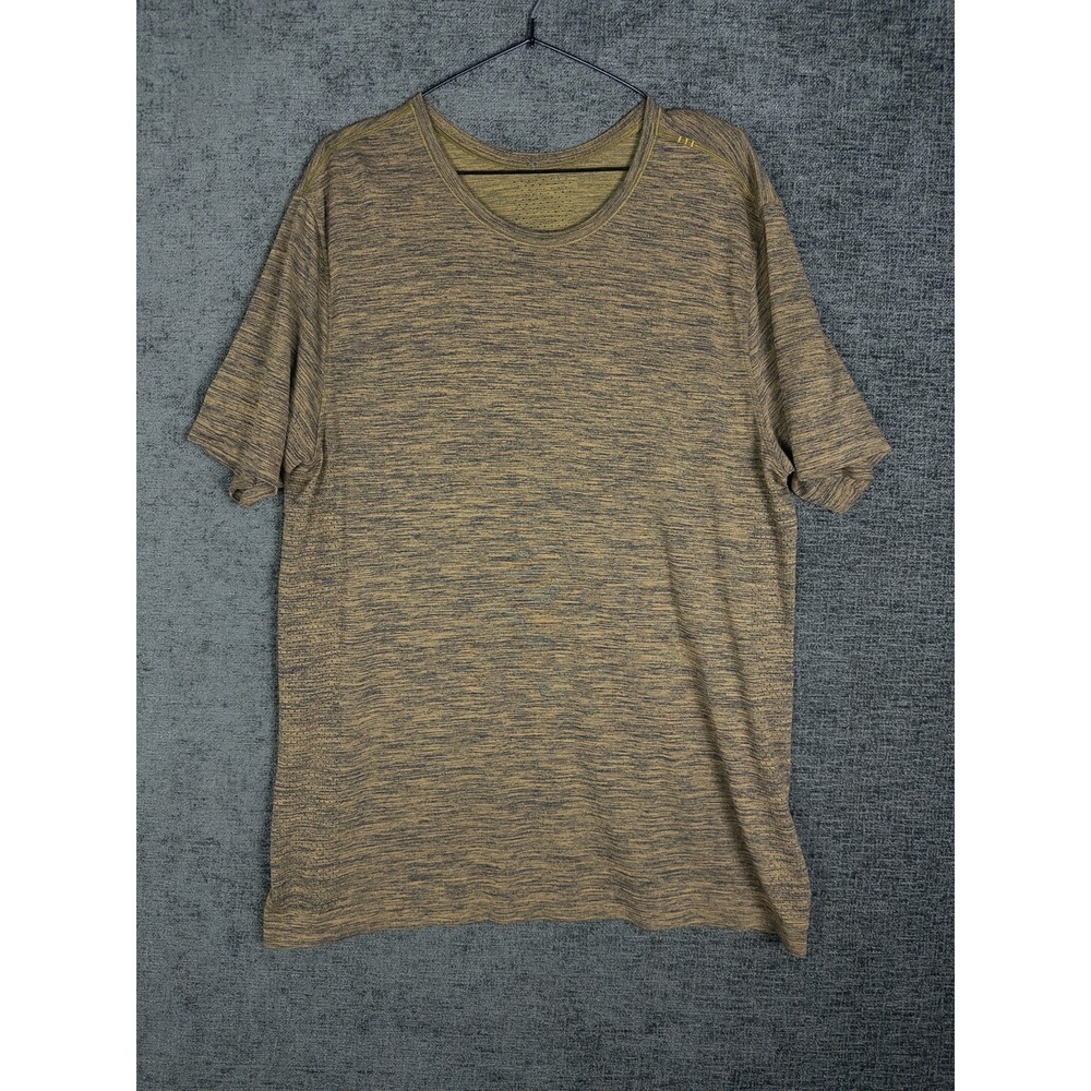 Lululemon Training Top Mens Metal Vent Short‎ Sleeve Green M Workout Gym